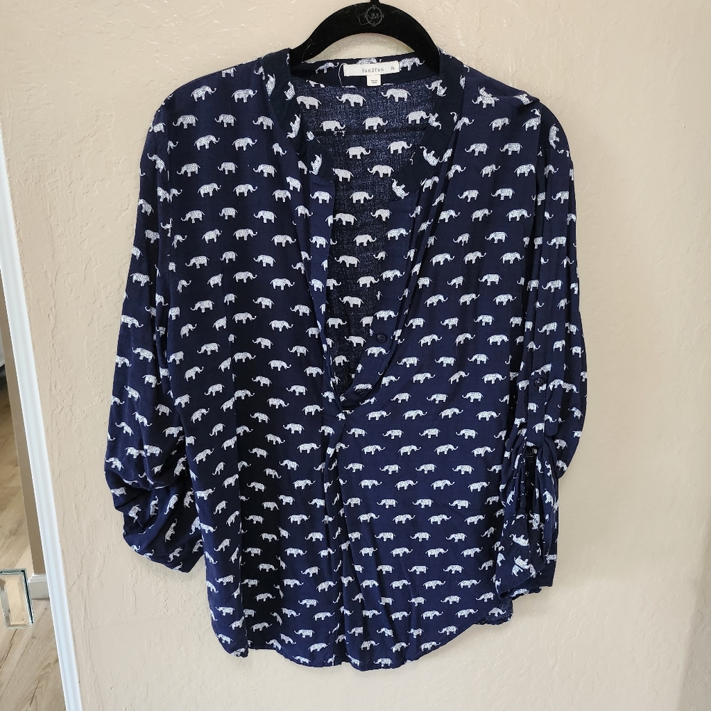 Elephant Print Tunic